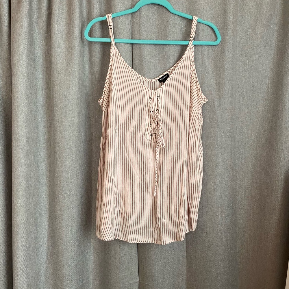 TORRID Vertical Striped Tank Top